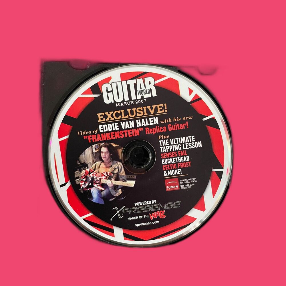 Guitar World 3/2007 Exclusive Eddie Van Halen DVD collectible